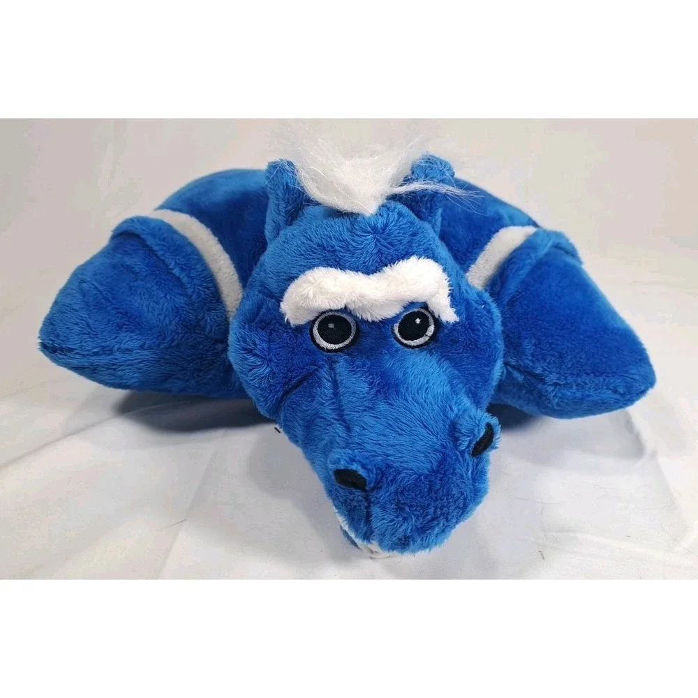 Dallas Mavericks NBA Pillow Pet Horse Mascot Plush Blue White 13